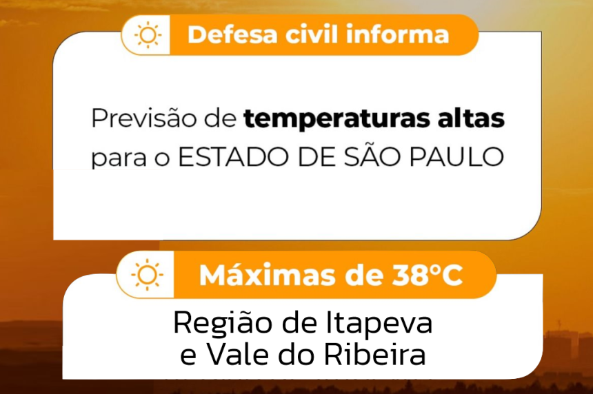 O calor vai intensificar nos próximos dias! 